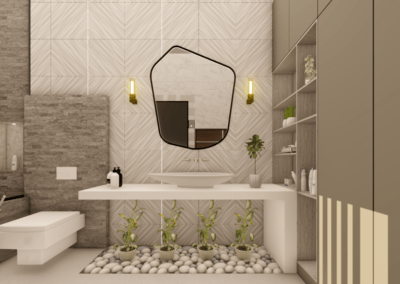 modern home bathroom